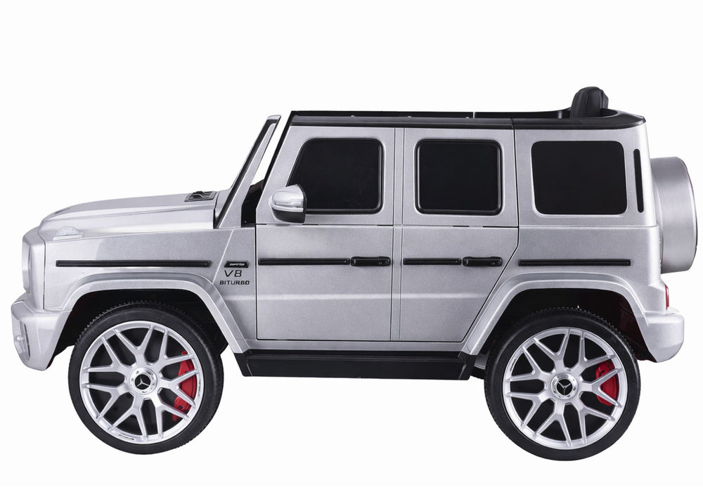 Battery Operated Car S306-1 Silver Mercedes G63 - attēls 4