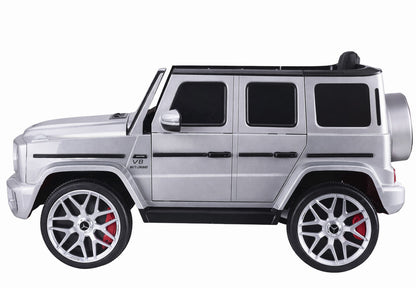 Battery Operated Car S306-1 Silver Mercedes G63 - attēls 4