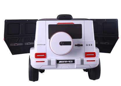 Battery Operated Car S306-1 White Mercedes G63 - attēls 5