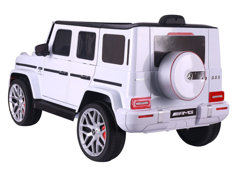 Battery Operated Car S306-1 White Mercedes G63 - attēls 6