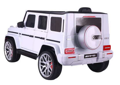 Battery Operated Car S306-1 White Mercedes G63 - attēls 6