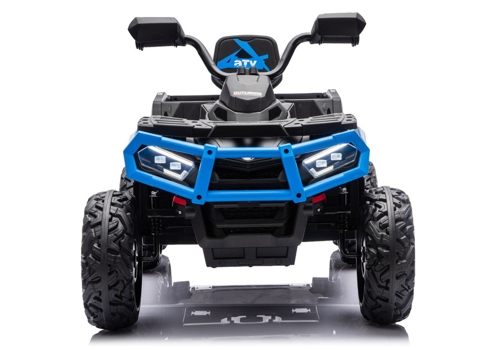 Battery-Operated Quad ATV 6 Wheels With Trailer JC606 24V 4x4 Blue - attēls 6