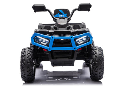 Battery-Operated Quad ATV 6 Wheels With Trailer JC606 24V 4x4 Blue - attēls 6