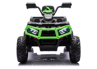 Battery-Operated Quad ATV 6 Wheels With Trailer JC606 24V 4x4 Green - attēls 7