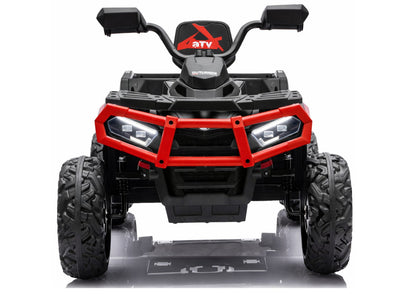 Battery-Operated Quad ATV 6 Wheels With Trailer JC606 24V 4x4 Red - attēls 7