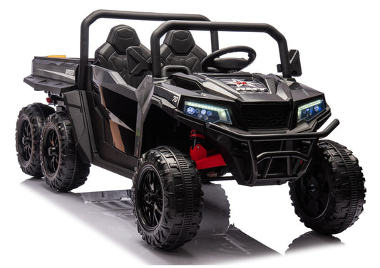 Battery Operated Vehicle 6 Wheels XB-1038A 4x4 24V Black - attēls 1