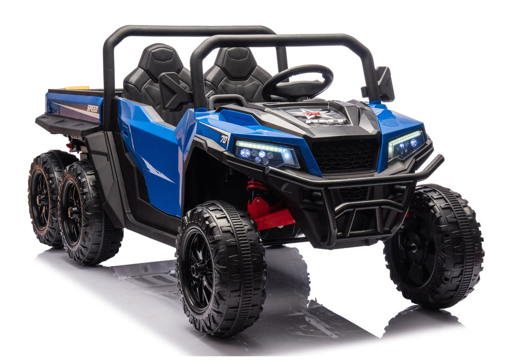 Battery Operated Vehicle 6 Wheels XB-1038A 4x4 24V Blue - attēls 1