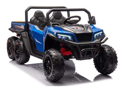 Battery Operated Vehicle 6 Wheels XB-1038A 4x4 24V Blue - attēls 1