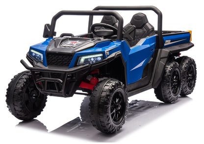 Battery Operated Vehicle 6 Wheels XB-1038A 4x4 24V Blue - attēls 2