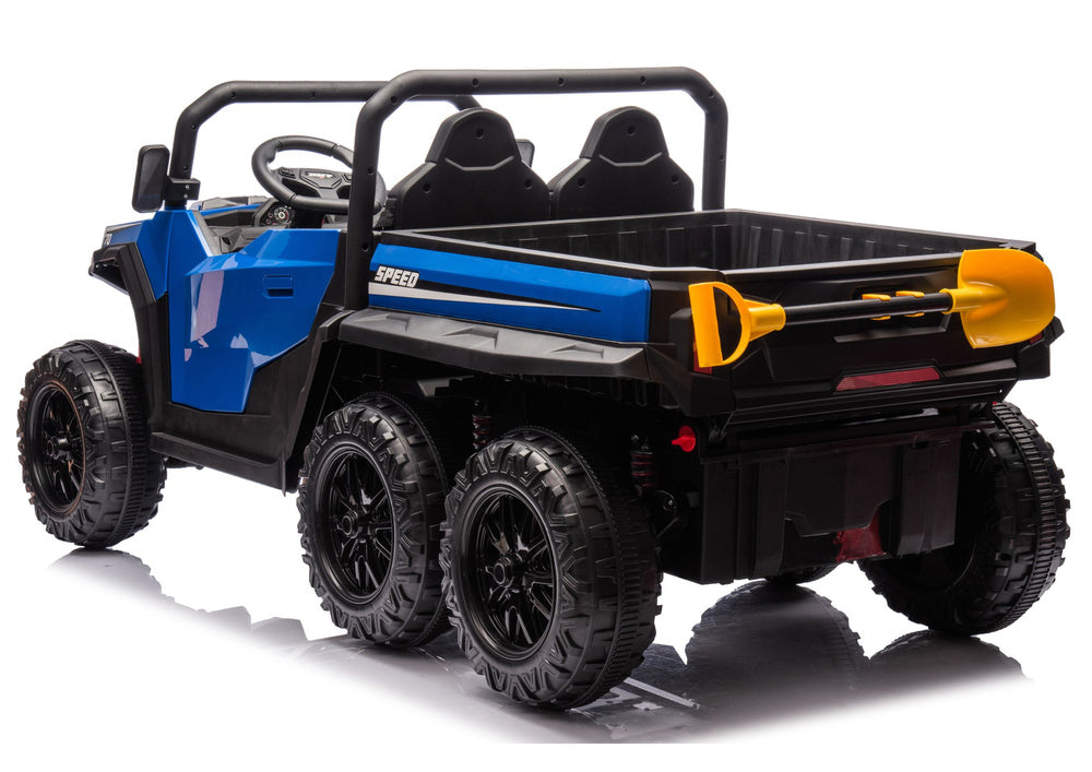 Battery Operated Vehicle 6 Wheels XB-1038A 4x4 24V Blue - attēls 4