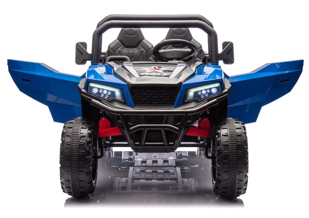 Battery Operated Vehicle 6 Wheels XB-1038A 4x4 24V Blue - attēls 6