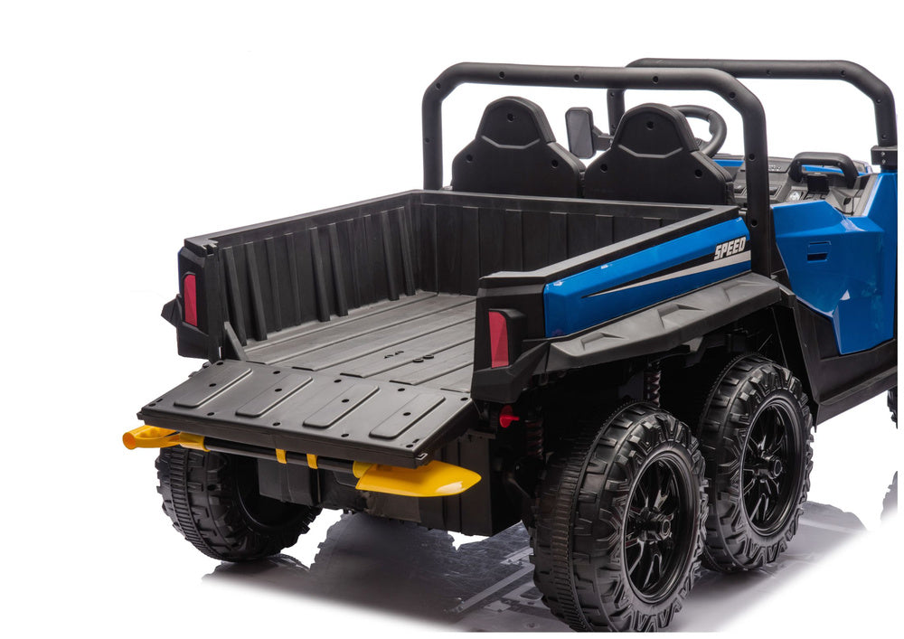 Battery Operated Vehicle 6 Wheels XB-1038A 4x4 24V Blue - attēls 7