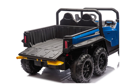 Battery Operated Vehicle 6 Wheels XB-1038A 4x4 24V Blue - attēls 7
