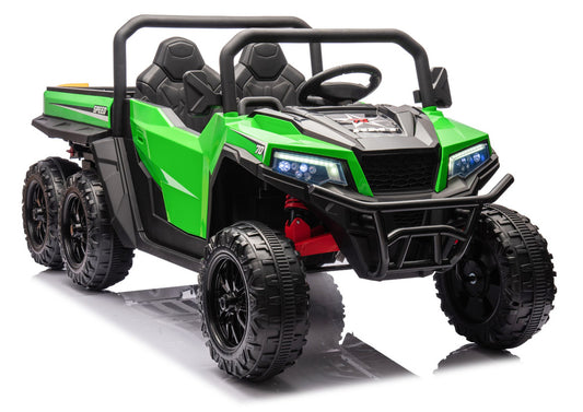 Battery Operated Vehicle 6 Wheels XB-1038A 4x4 24V Green - attēls 1