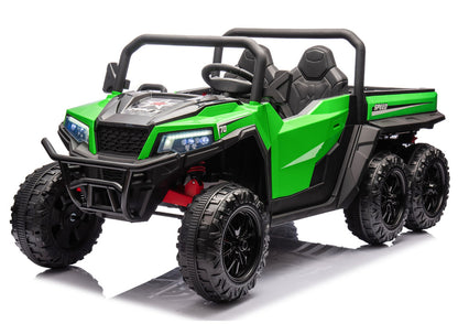 Battery Operated Vehicle 6 Wheels XB-1038A 4x4 24V Green - attēls 2