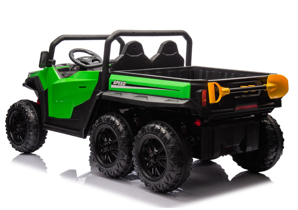 Battery Operated Vehicle 6 Wheels XB-1038A 4x4 24V Green - attēls 4