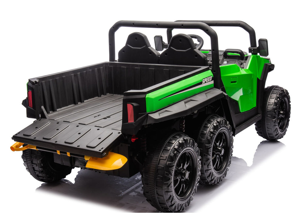 Battery Operated Vehicle 6 Wheels XB-1038A 4x4 24V Green - attēls 7