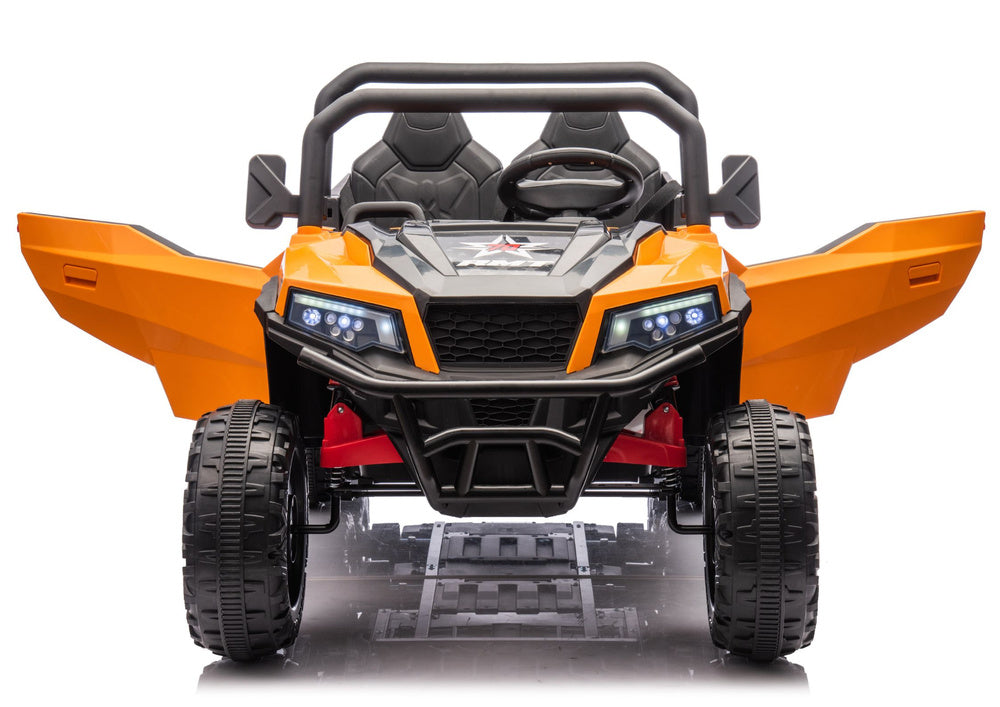 Battery Operated Vehicle 6 Wheels XB-1038A 4x4 24V Orange - attēls 6