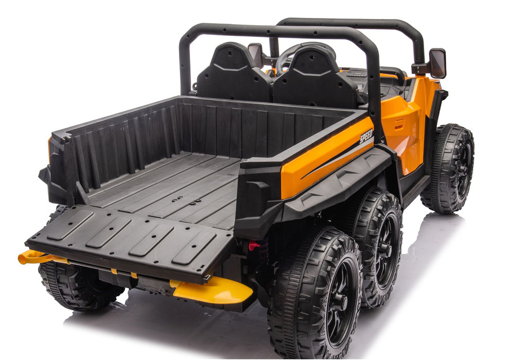 Battery Operated Vehicle 6 Wheels XB-1038A 4x4 24V Orange - attēls 7