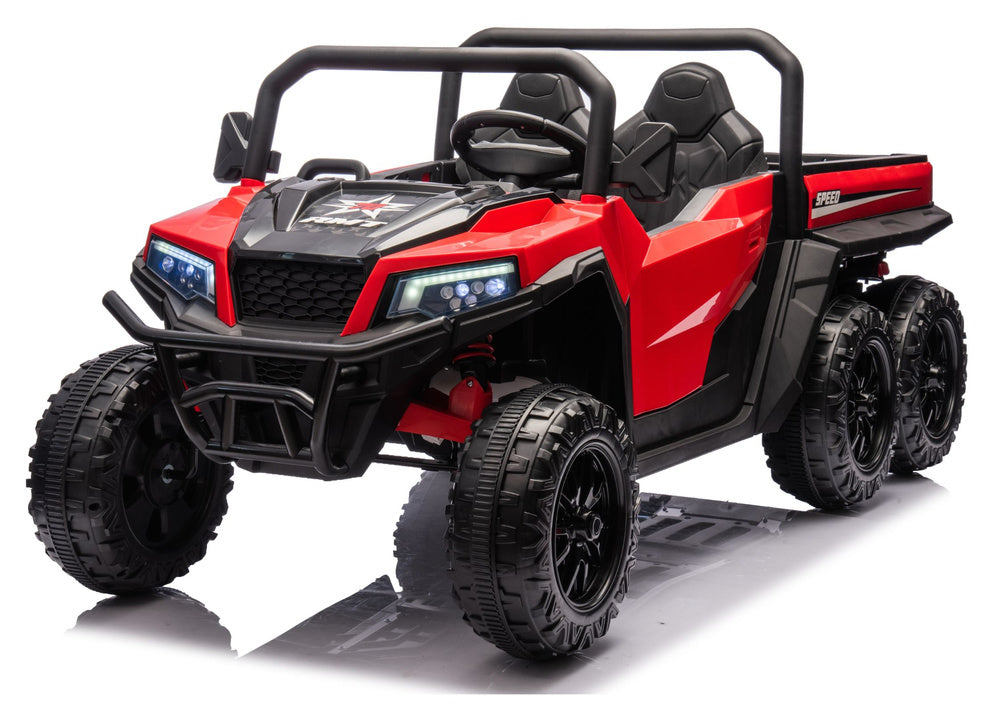 Battery Operated Vehicle 6 Wheels XB-1038A 4x4 24V Red - attēls 2
