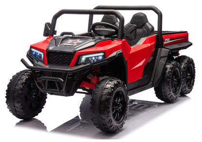 Battery Operated Vehicle 6 Wheels XB-1038A 4x4 24V Red - attēls 2