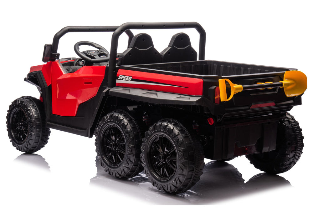 Battery Operated Vehicle 6 Wheels XB-1038A 4x4 24V Red - attēls 4