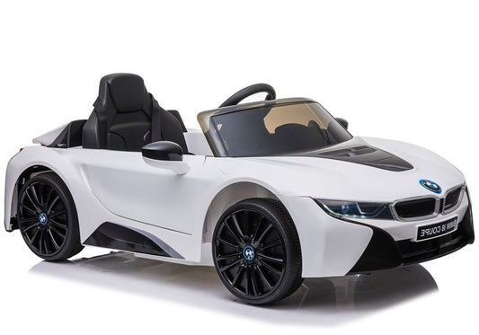 Battery-powered car BMW I8 Coupe White - attēls 1