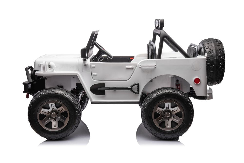 Battery-powered car JH-102 White 4x4 - attēls 4