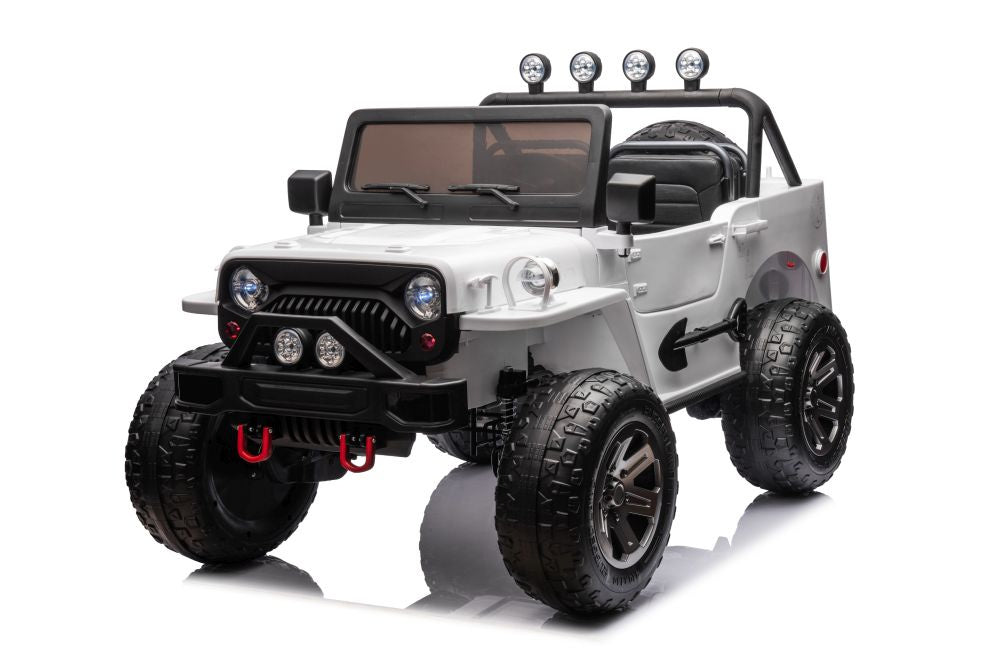 Battery-powered car JH-102 White 4x4 - attēls 6