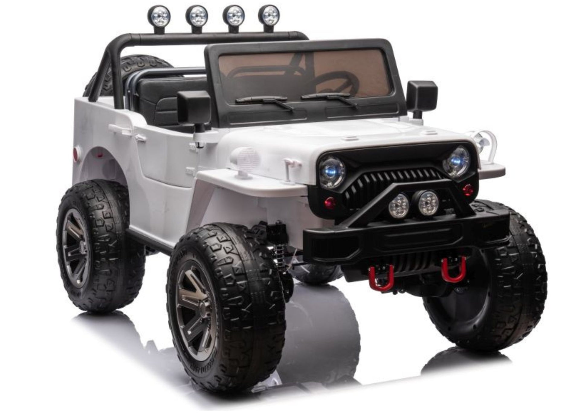 Battery-powered car JH-102 White 4x4 - attēls 8