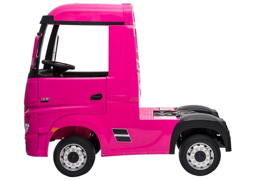 Battery-powered car Mercedes Actros Pink 4x4 - attēls 4