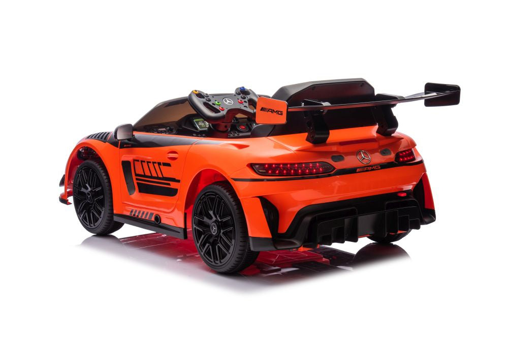 Battery-powered car Mercedes AMG GT3 Orange - attēls 6
