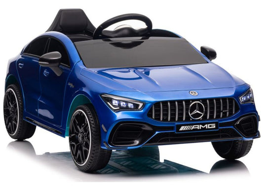Battery-powered car Mercedes CLA 45s AMG Blue Painted 4x4 - attēls 1