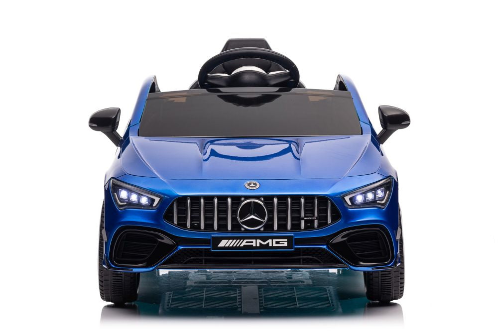 Battery-powered car Mercedes CLA 45s AMG Blue Painted 4x4 - attēls 2