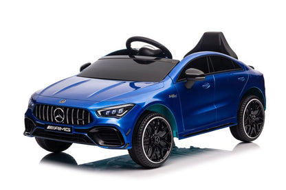 Battery-powered car Mercedes CLA 45s AMG Blue Painted 4x4 - attēls 3