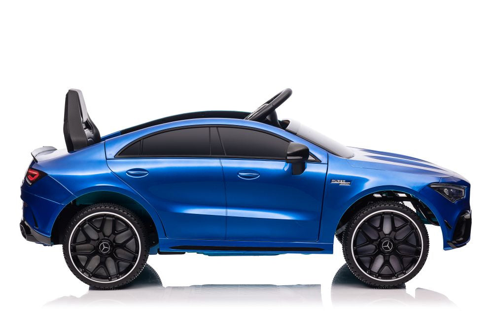 Battery-powered car Mercedes CLA 45s AMG Blue Painted 4x4 - attēls 6
