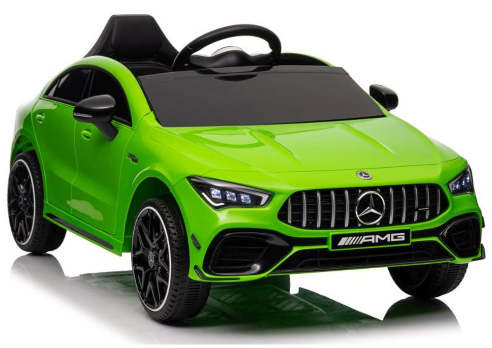 Battery-powered car Mercedes CLA 45s AMG Green 4x4 - attēls 1