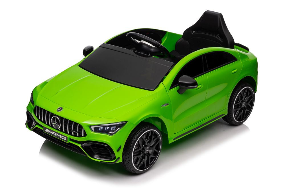 Battery-powered car Mercedes CLA 45s AMG Green 4x4 - attēls 3