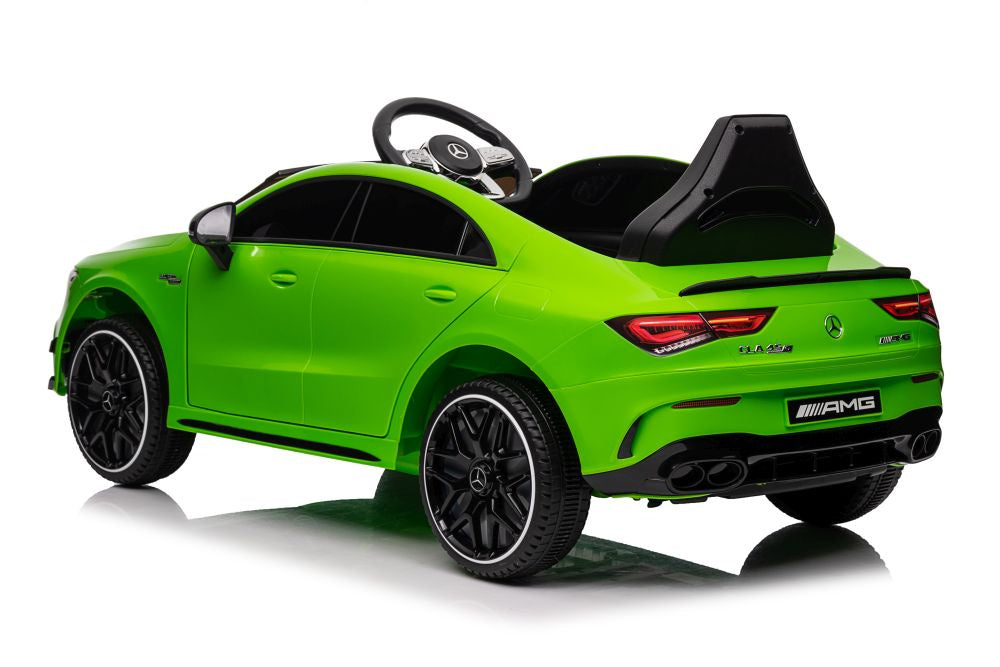 Battery-powered car Mercedes CLA 45s AMG Green 4x4 - attēls 4