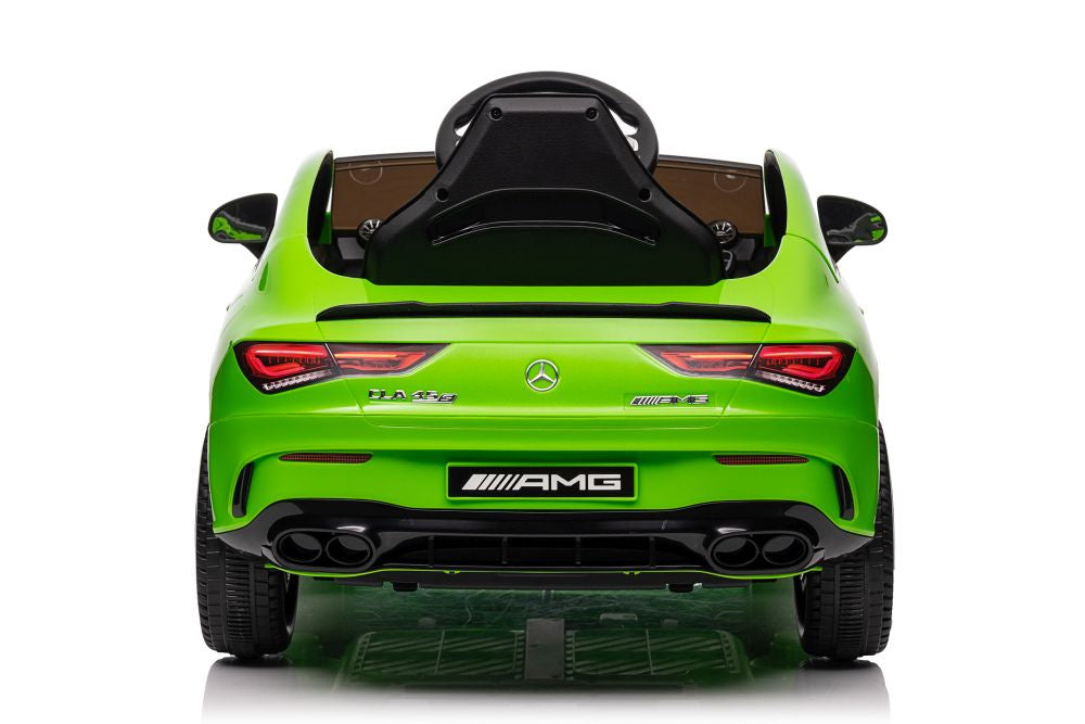 Battery-powered car Mercedes CLA 45s AMG Green 4x4 - attēls 5