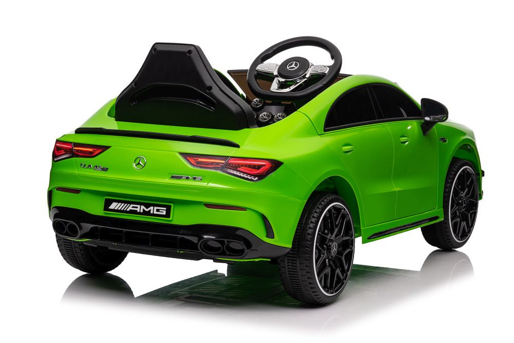 Battery-powered car Mercedes CLA 45s AMG Green 4x4 - attēls 6
