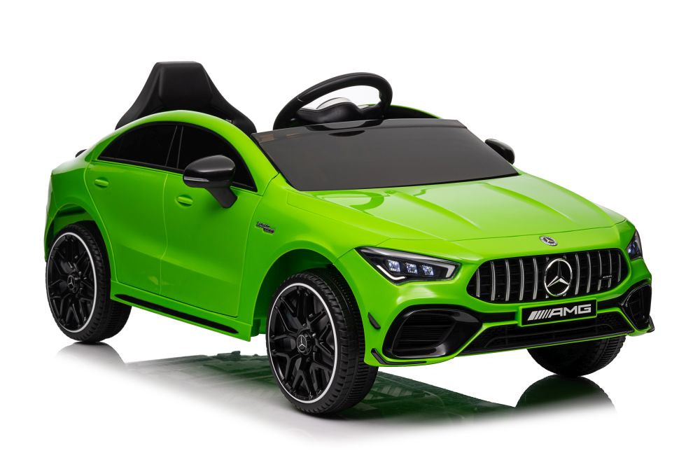 Battery-powered car Mercedes CLA 45s AMG Green 4x4 - attēls 8