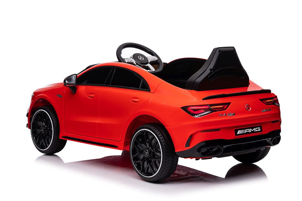 Battery-powered car Mercedes CLA 45s Red AMG 4x4 - attēls 3
