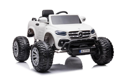 Battery-powered car Mercedes DK-MT950 4x4 White - attēls 1