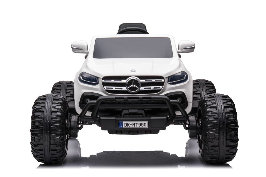 Battery-powered car Mercedes DK-MT950 4x4 White - attēls 2