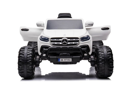 Battery-powered car Mercedes DK-MT950 4x4 White - attēls 3