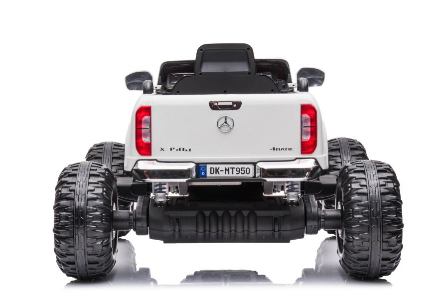 Battery-powered car Mercedes DK-MT950 4x4 White - attēls 7