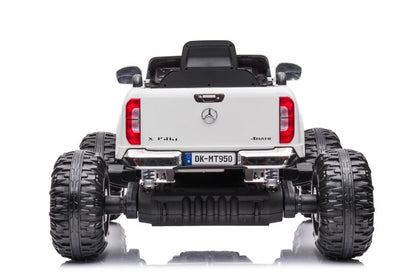 Battery-powered car Mercedes DK-MT950 4x4 White - attēls 7