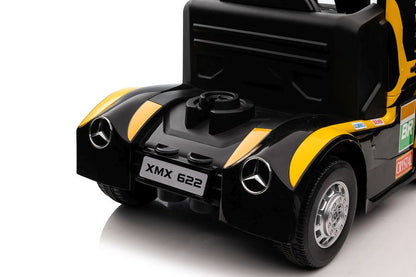 Battery-powered car Mercedes XMX622 Yellow - pilt 5