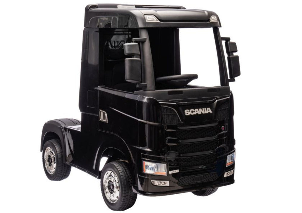 Battery-powered car Scania 500R HL698 Black 4x4 - image 1